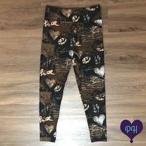 Coffee Bean Leggings size xl (fits plus 20-24)